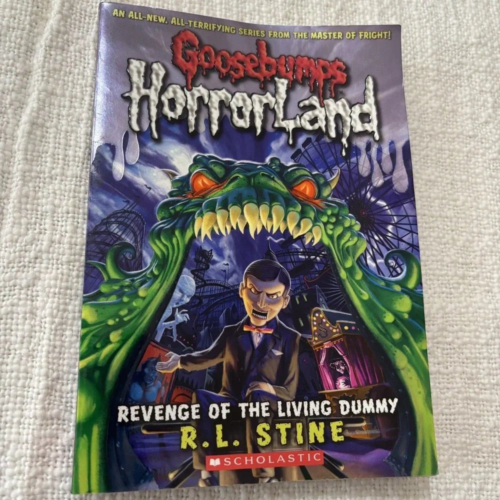 Goosebumps HorrorLand 1: Revenge of the Living Dummy Paperback Book Pre Teen